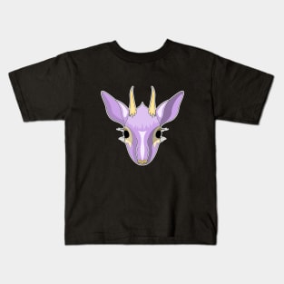 purple kirk dik dik face Kids T-Shirt